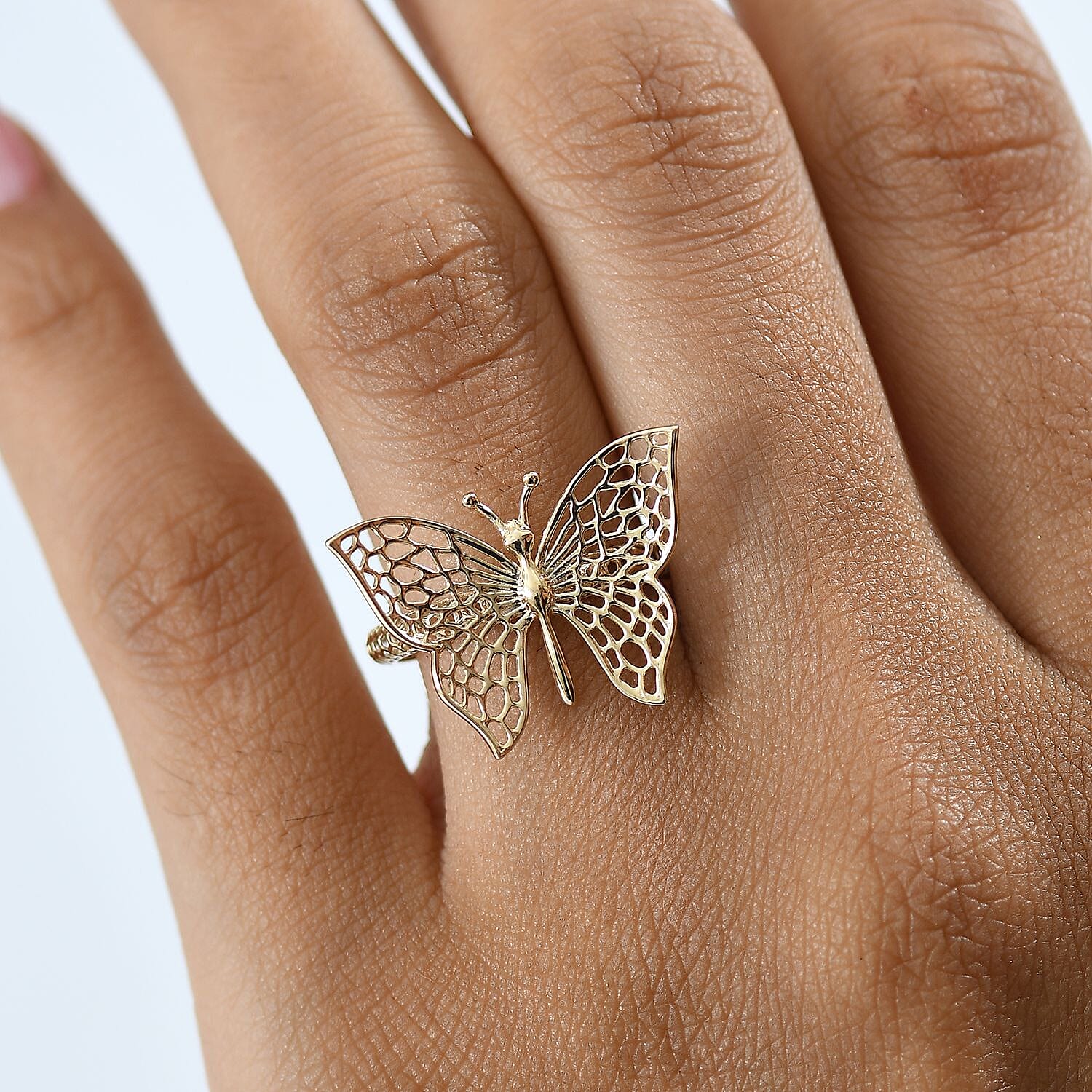 Luxoro Fancy Ring in 9K Yellow Gold (Size 11.5) 2.0 Grams