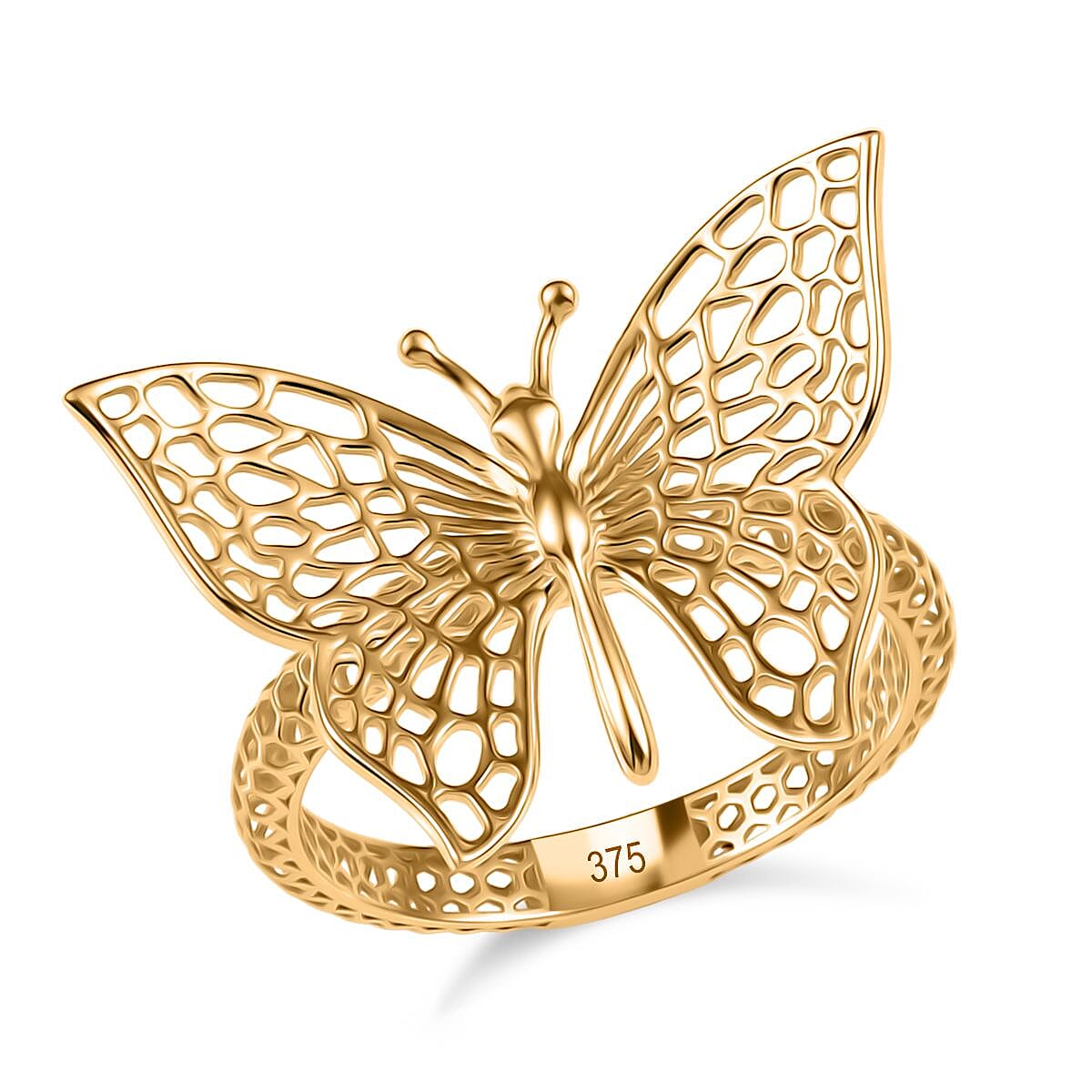 Luxoro Fancy Ring in 9K Yellow Gold (Size 11.5) 2.0 Grams