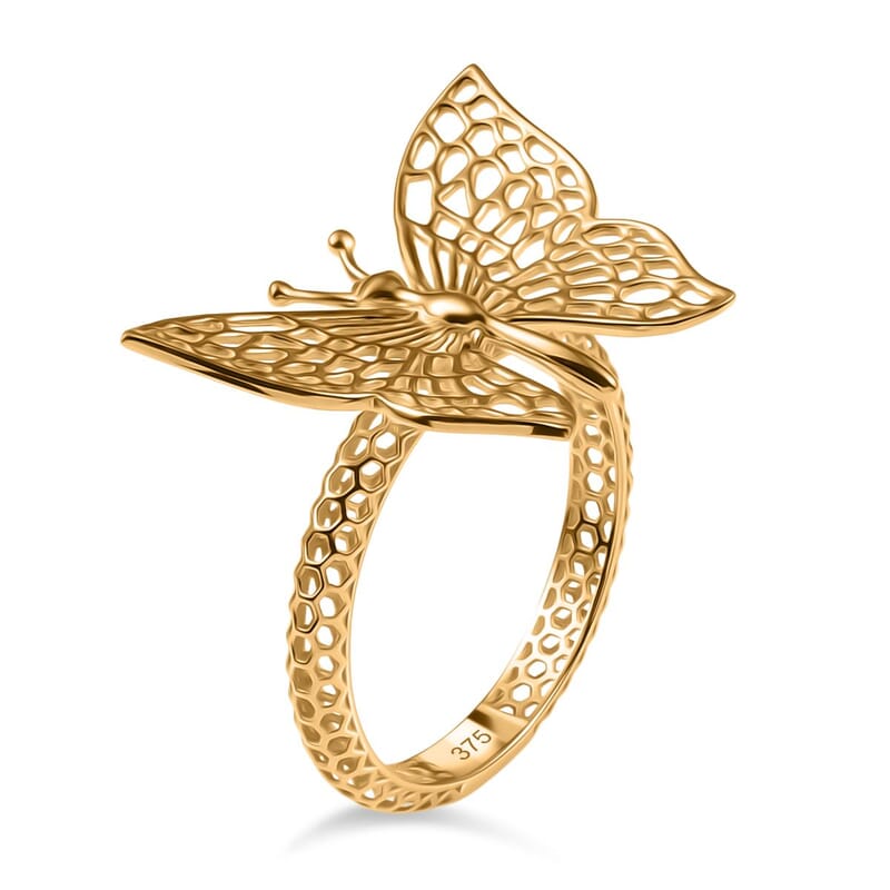 Luxoro Fancy Ring in 9K Yellow Gold (Size 11.5) 2.0 Grams