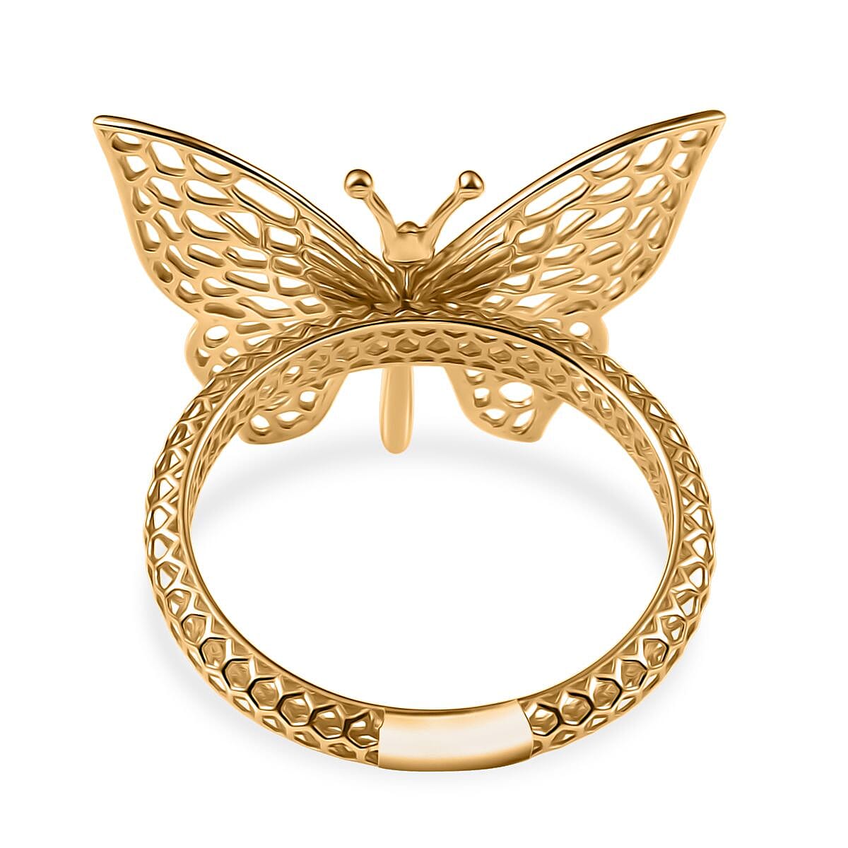 Luxoro Fancy Ring in 9K Yellow Gold (Size 11.5) 2.0 Grams