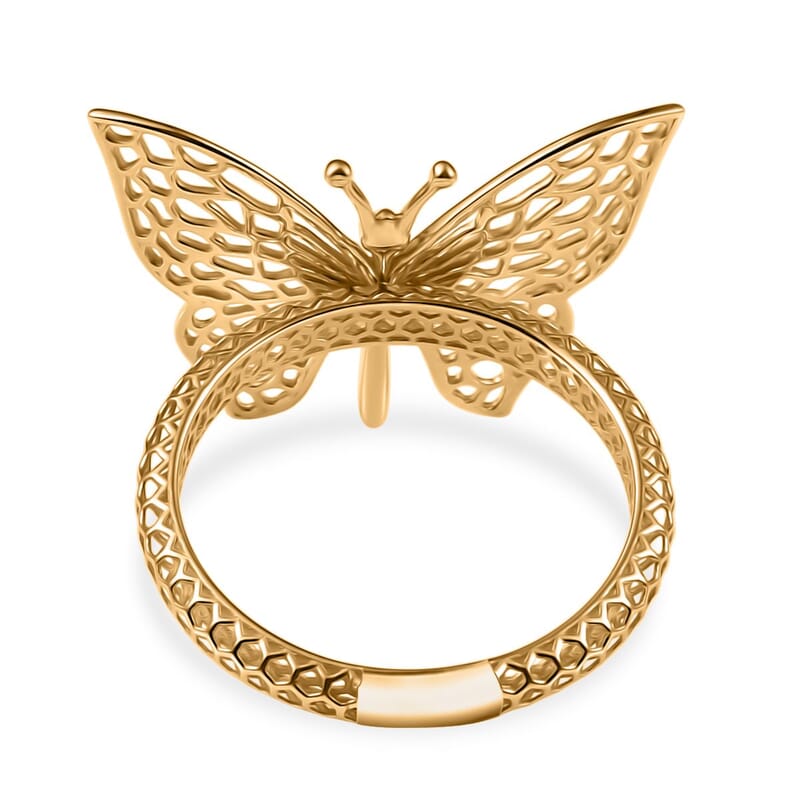 Luxoro Fancy Ring in 9K Yellow Gold (Size 11.5) 2.0 Grams