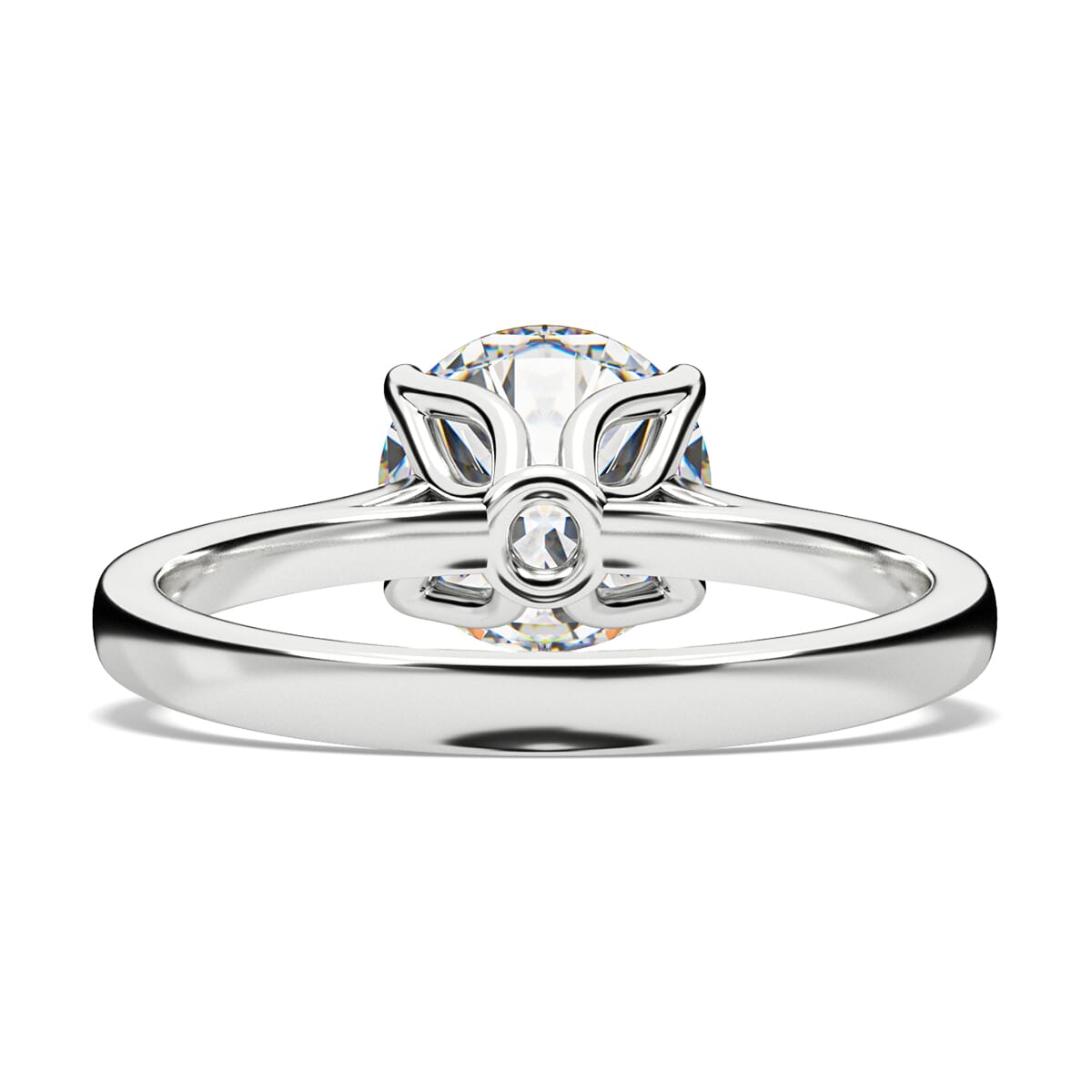 IGI Certified Heart & Arrow Cut Luxuriant Lab Grown Diamond E-F VS 2.00 ctw Ring in 950 Platinum (Size 5.0) 4.80 Grams image number 4