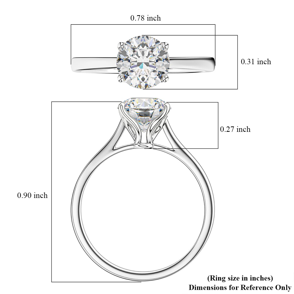 IGI Certified Heart & Arrow Cut Luxuriant Lab Grown Diamond E-F VS 2.00 ctw Ring in 950 Platinum (Size 5.0) 4.80 Grams image number 5