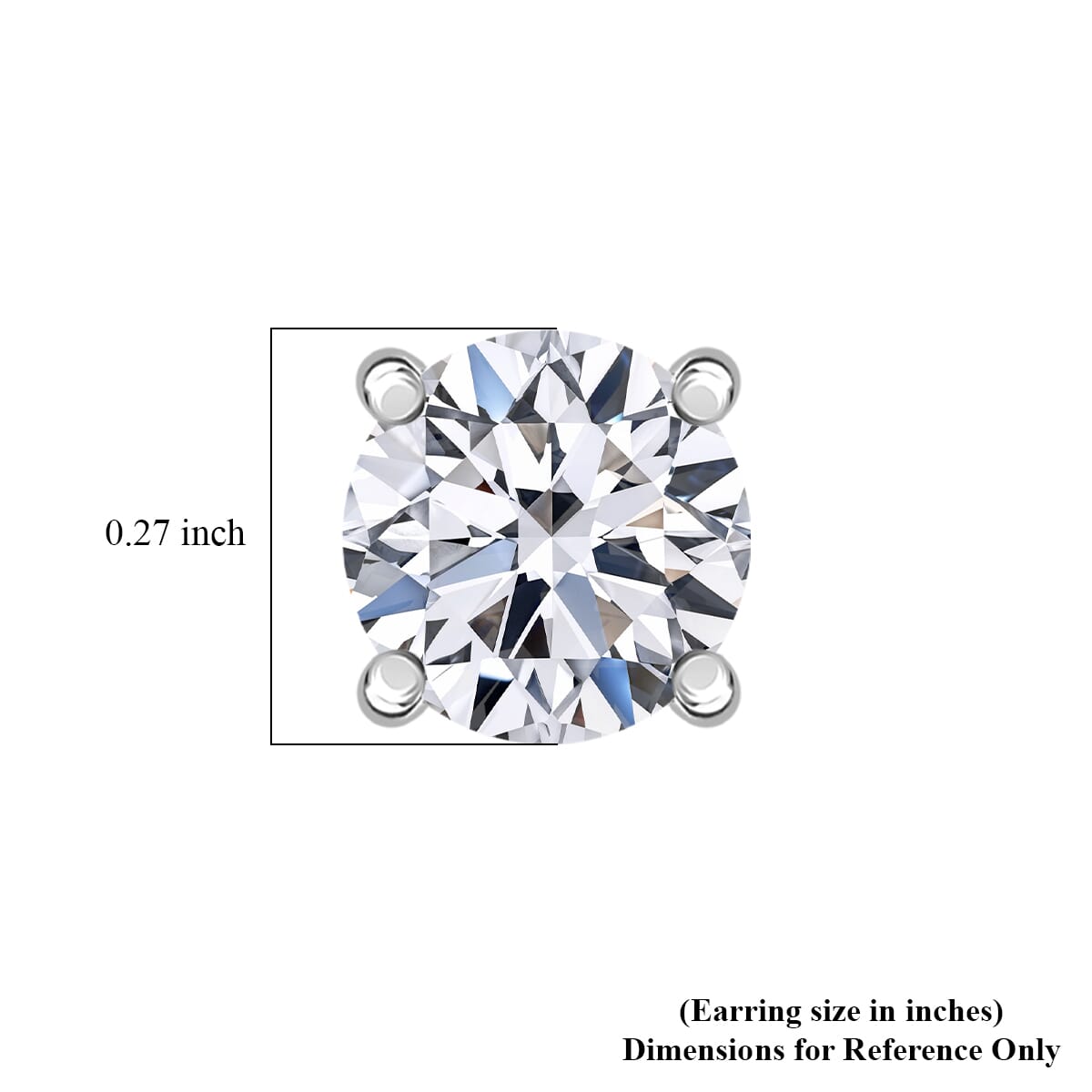 IGI Certified Heart & Arrow Cut Luxuriant Lab Grown Diamond E-F VS 2.00 ctw Stud Earrings in 950 Platinum  image number 4