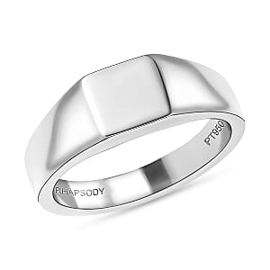 950 Platinum  Mens Ring,  Platinum Wt. 12 g