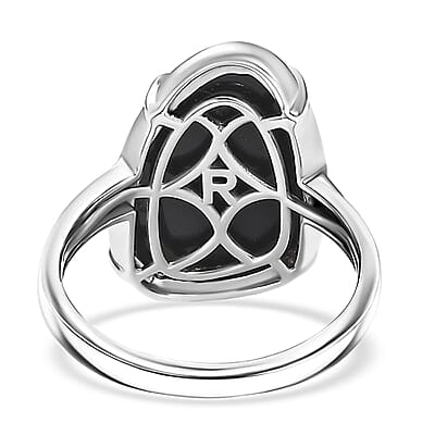 Rhapsody AAAA Elysian Opal Triplet 9.40 ctw Solitaire Ring in 950 Platinum (Size 10.0)