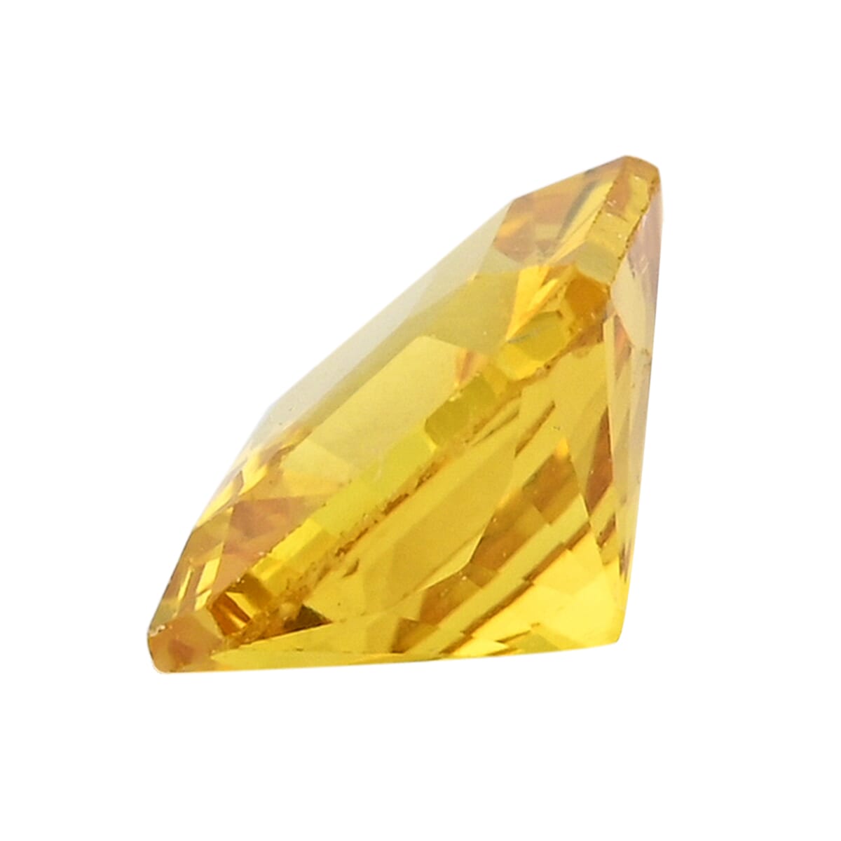 AAAA Asscher Cut Yellow Sapphire (Sqr 5x5 mm) 0.75 ctw image number 1