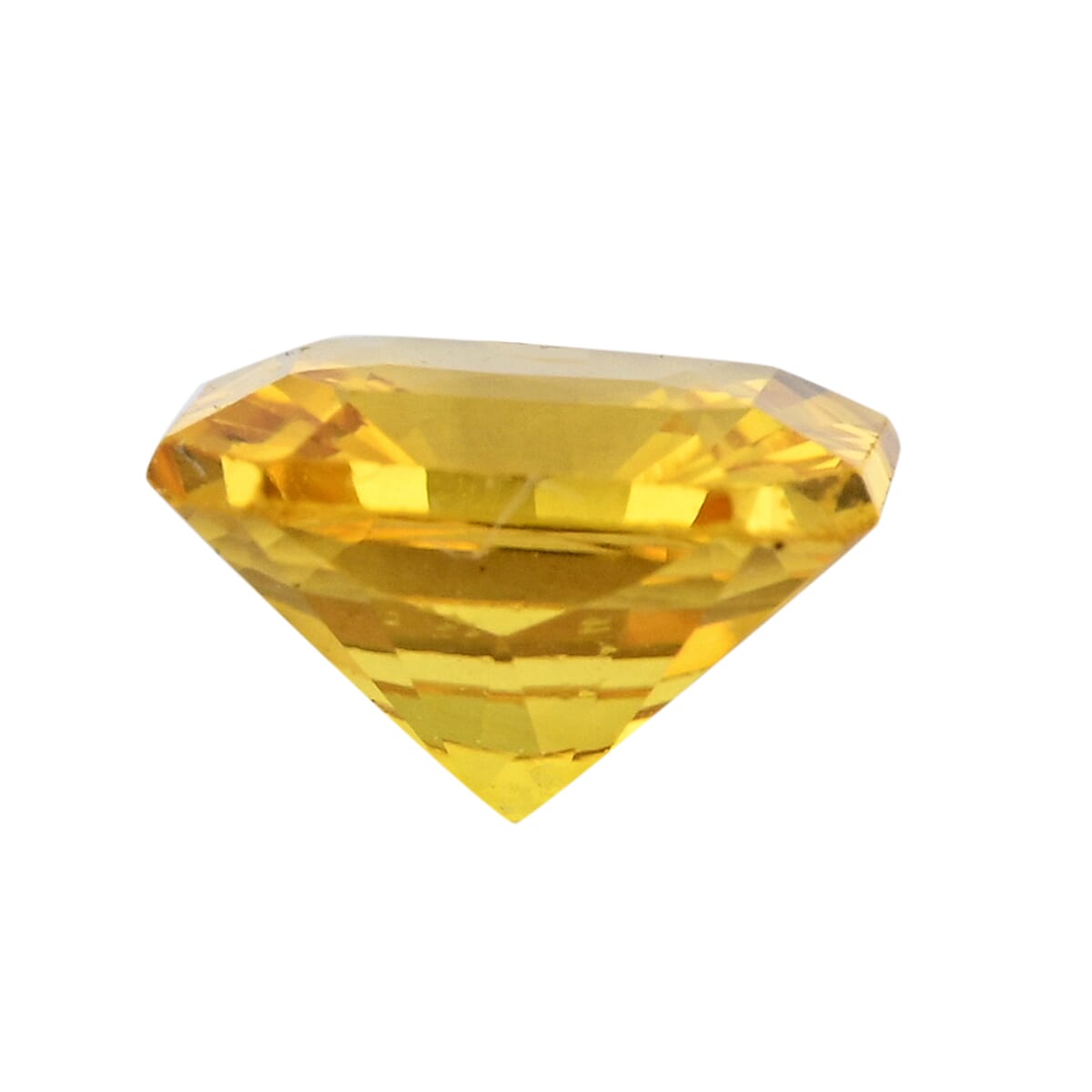 AAAA Asscher Cut Yellow Sapphire (Sqr 5x5 mm) 0.75 ctw image number 2