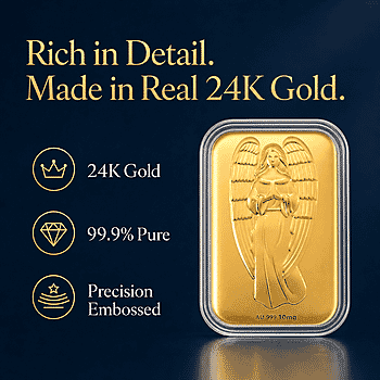 24K Golden Angel Blessings Embossed Sheet 10mg - Product card gallery slide 2 (10178119500089)