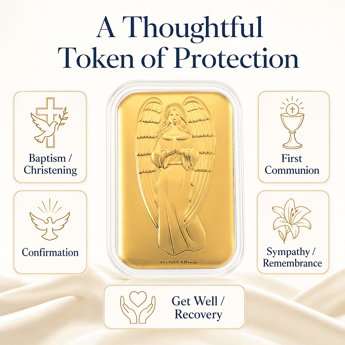 Angel Blessings 24k Gold Embossed Sheet 10mg image number 5