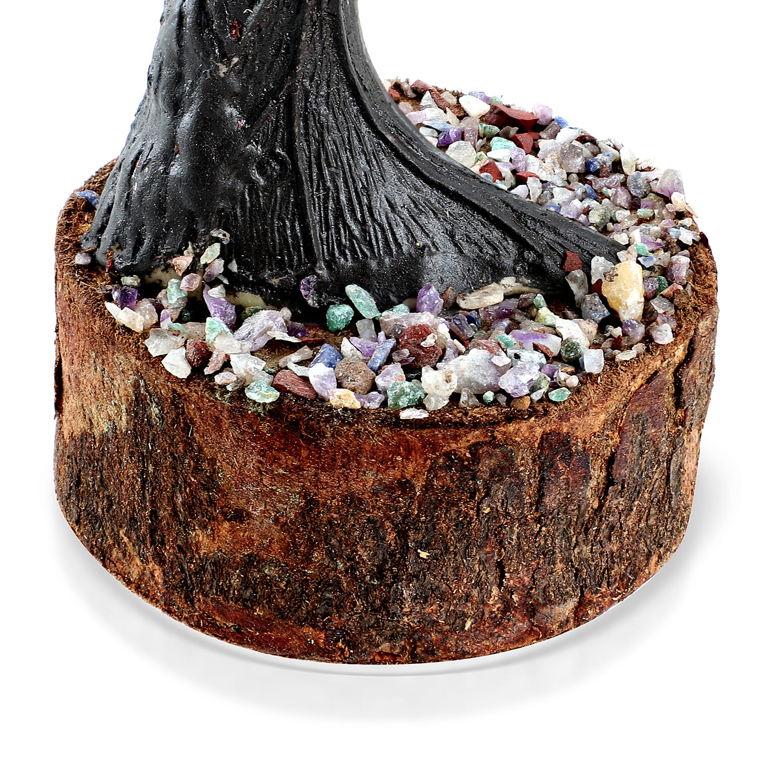 300 Rose Quartz Gemstone Bonsai Tree (12 Inch)