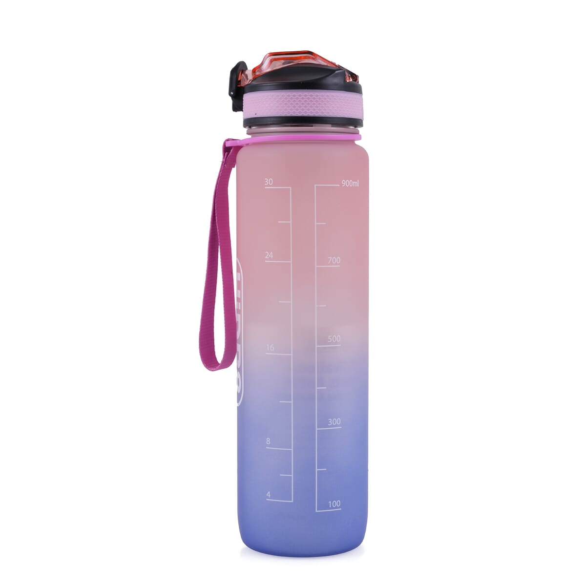 HiDR9 32oz Water Bottle with Flip Top Lock Lid - Peach/Blue image number 1