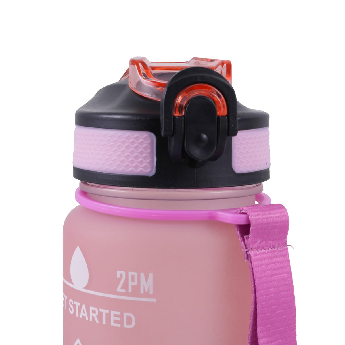 HiDR9 32oz Water Bottle with Flip Top Lock Lid - Peach/Blue image number 2