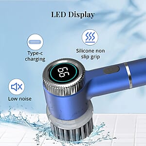 Total Vision 5pc Rechargeable Electric Spin Scrubber Set