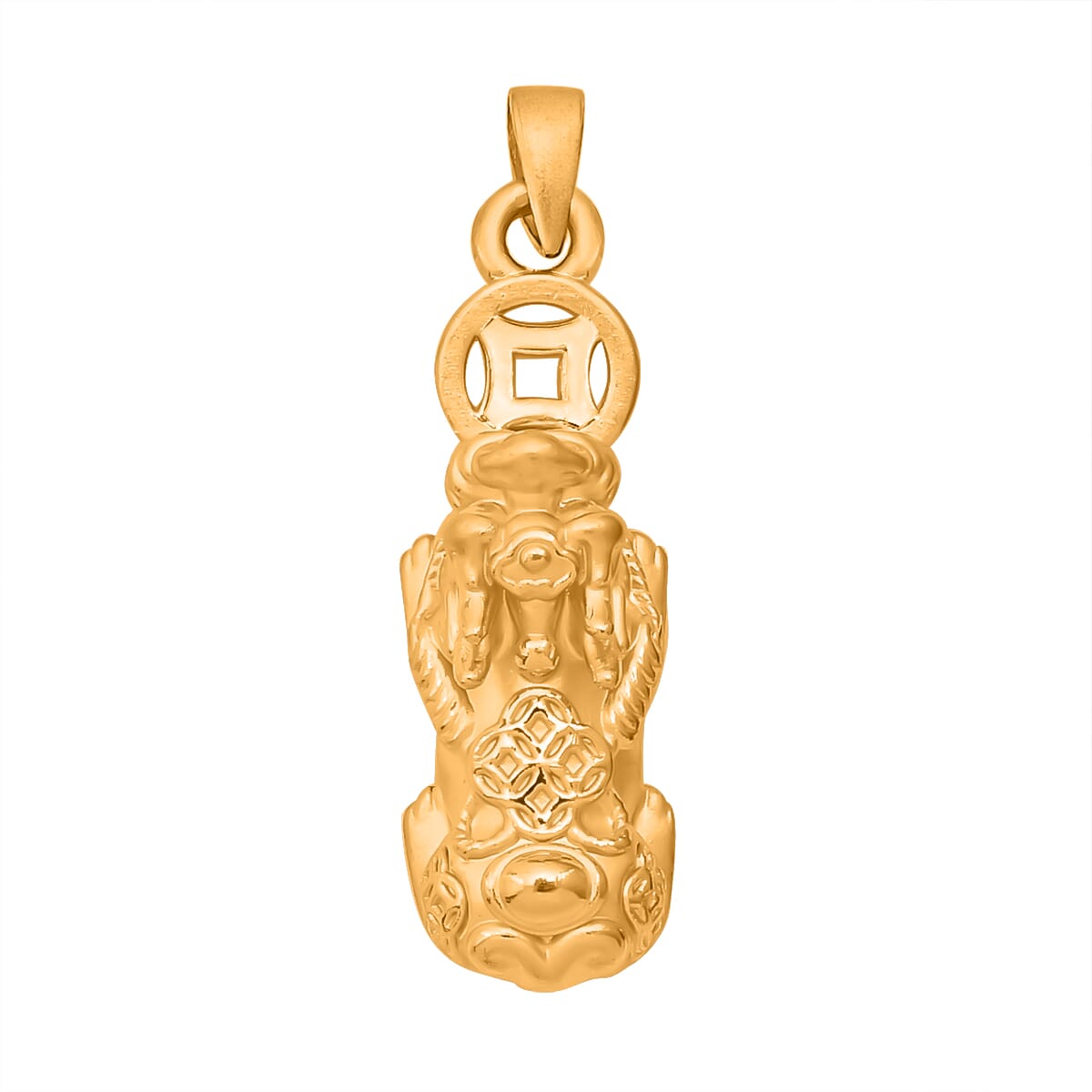 24K Yellow Gold Pixiu Pendant without Chain 1 Grams image number 0