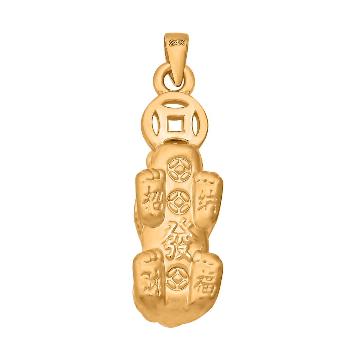 24K Yellow Gold Pixiu Pendant without Chain 1 Grams image number 4
