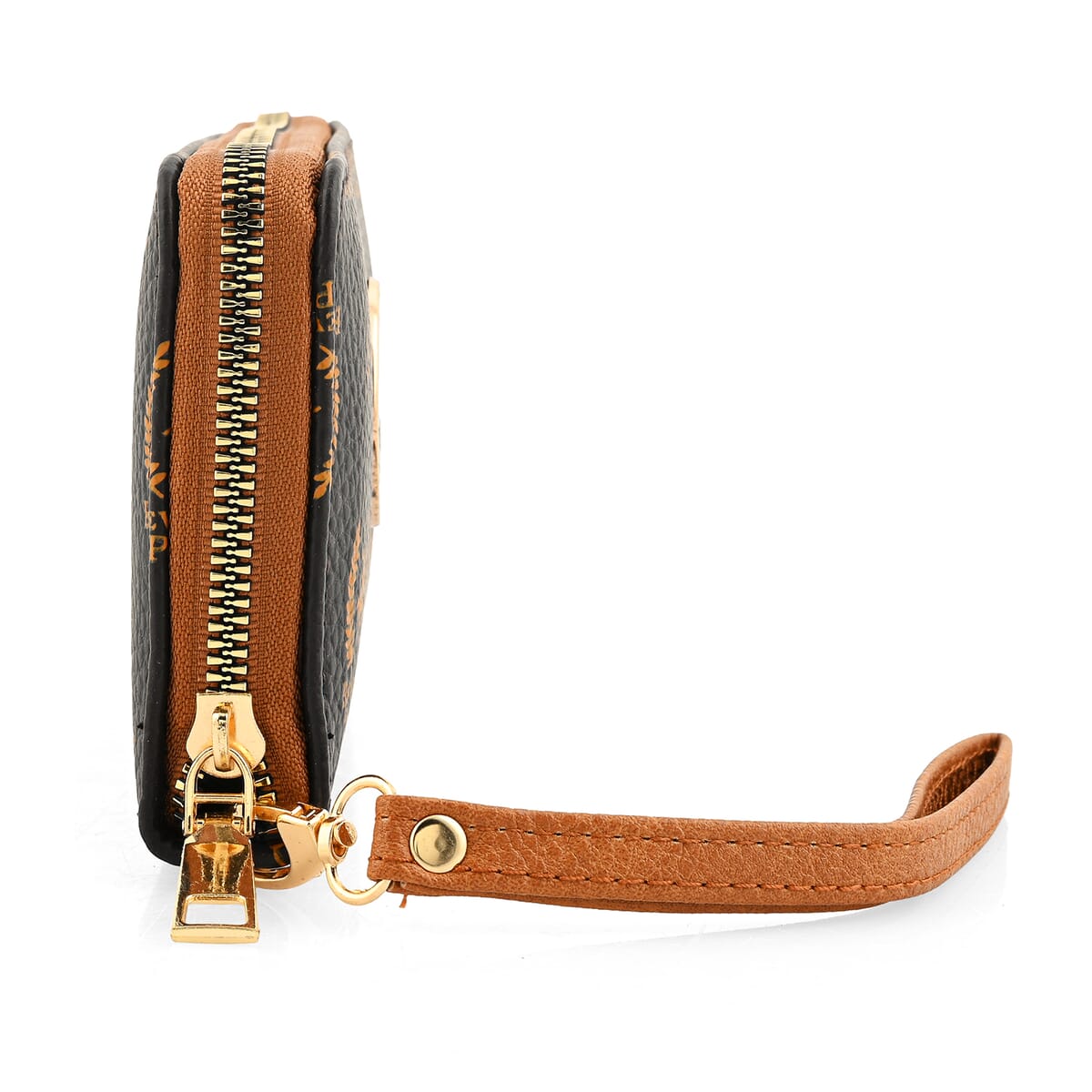Beverly Hills Polo Club Brown Logo Pattern Vegan Leather Wallet (6.5"x4"x1") image number 3