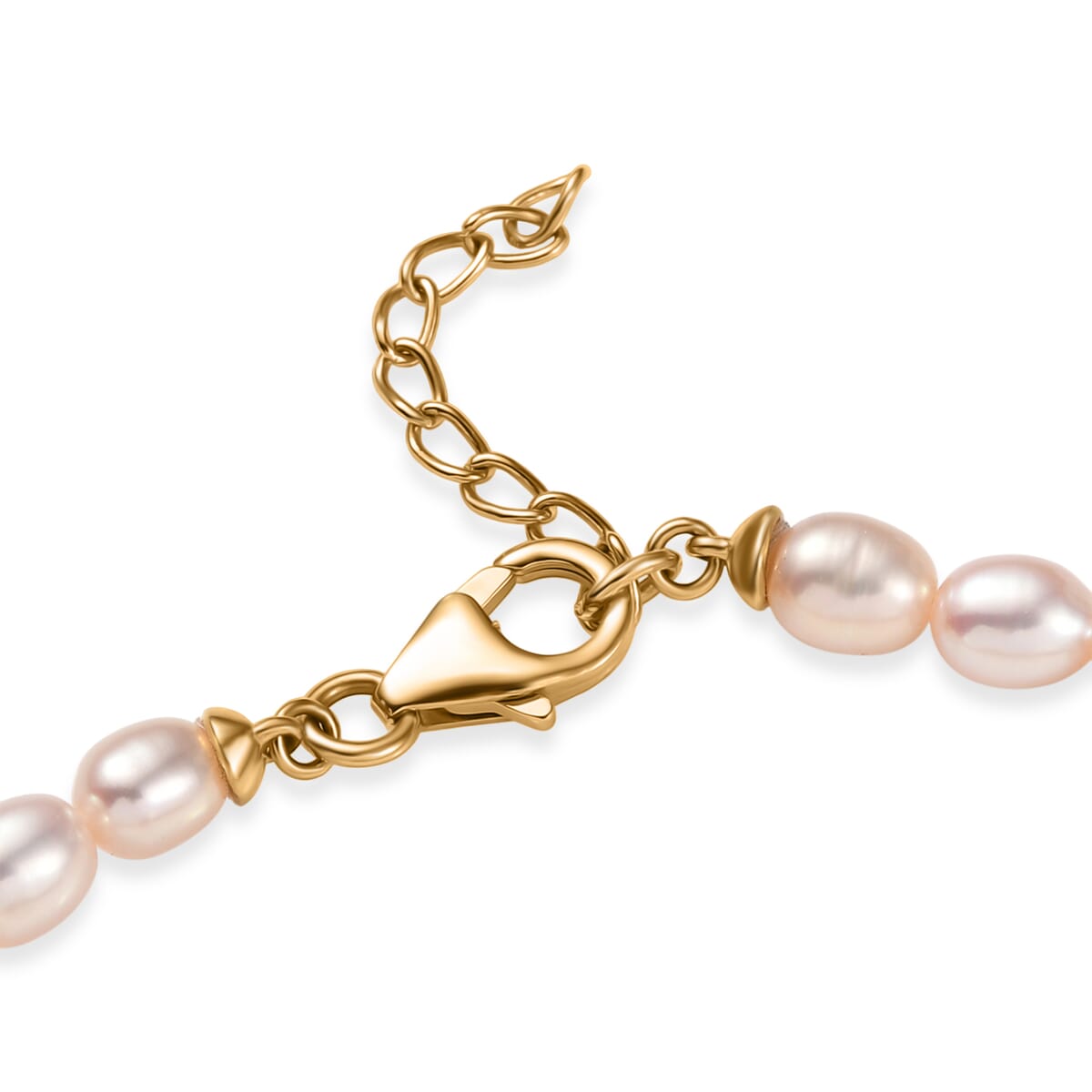 GP Capri Special Collection Pearl I Love You Bracelet in 18K Vermeil Yellow Gold Over Sterling Silver (7.25 In) image number 3