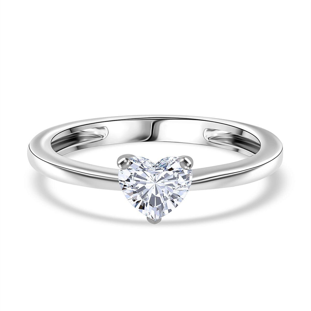 Luxuriant Lab Grown Diamond E-F VS 0.50 ctw Ring in 950 Platinum (Size 8.0)