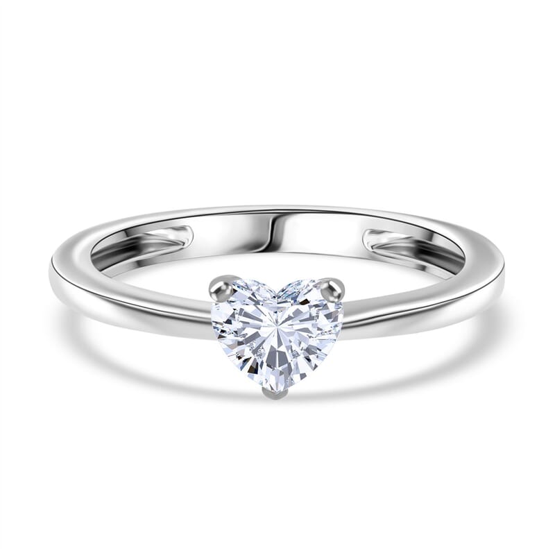Luxuriant Lab Grown Diamond E-F VS 0.50 ctw Ring in 950 Platinum (Size 8.0)