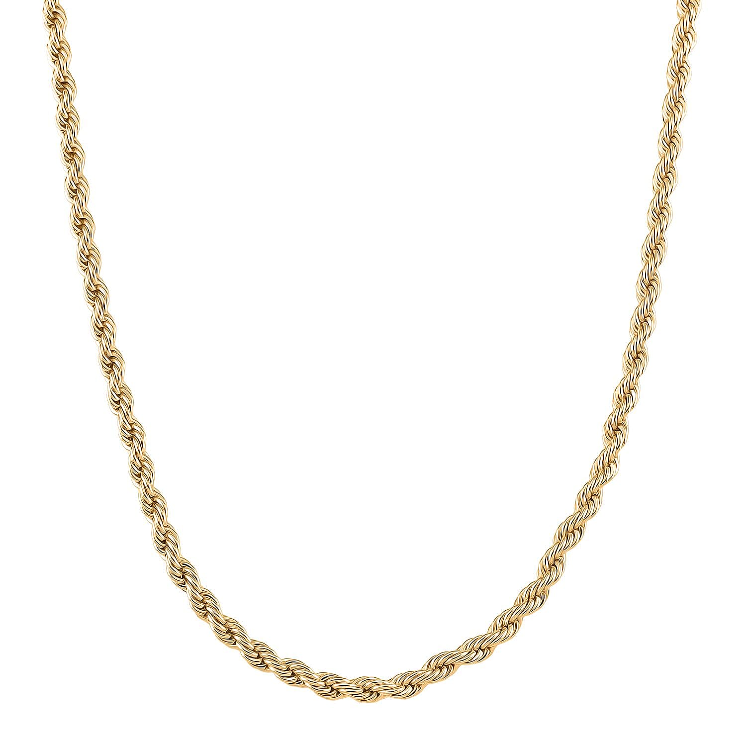 Necklace in 18K YG Plated 23.5 Inches 