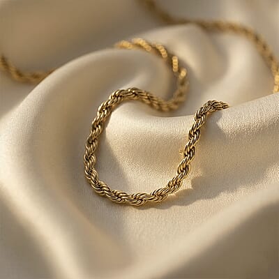 Necklace in 18K YG Plated 23.5 Inches 