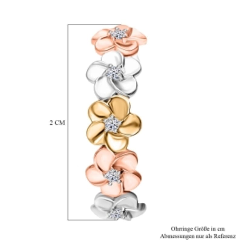 Luxuriant Lab Grown Diamond (G-H, SI) 0.15 ctw Earrings in Sterling Silver