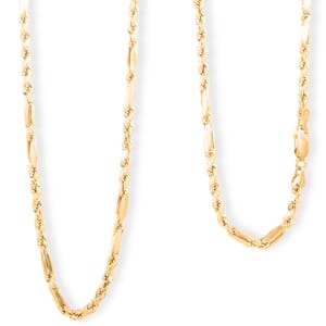 10K Yellow Gold 3mm Milano Chain Necklace 22 Inches 5.6 Grams