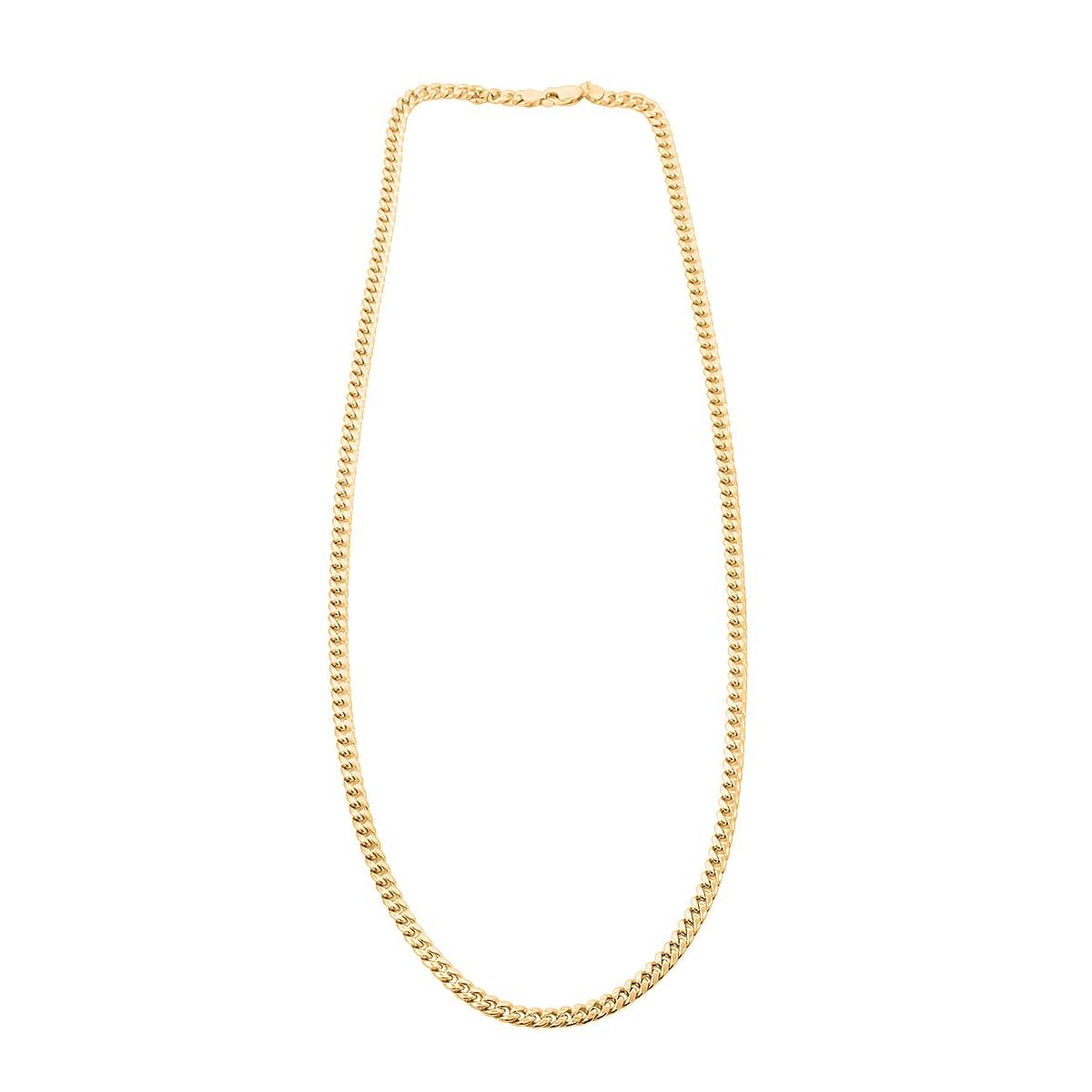 4.5mm Miami Cuban Necklace in 10K Yellow Gold 11.5 Grams 26 Inches image number 3