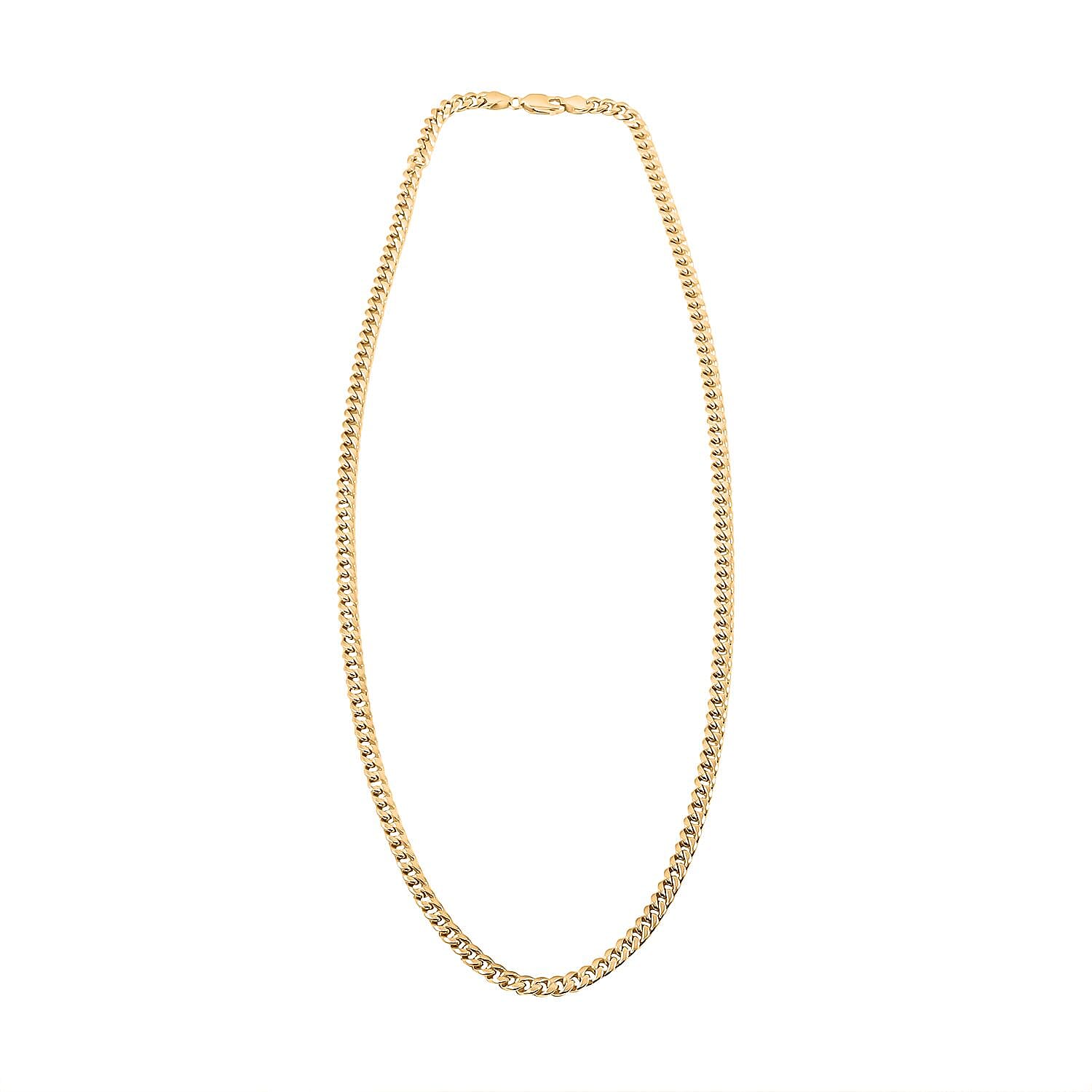 4.5mm Miami Cuban Necklace in 10K Yellow Gold 11.5 Grams 26 Inches