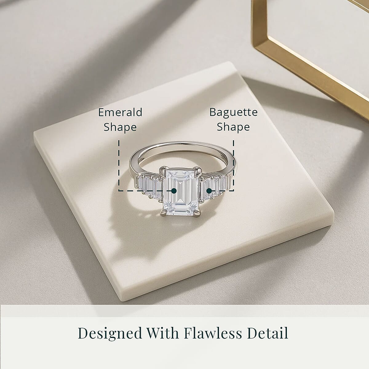 IGI Certified Luxuriant Lab Grown Diamond E-F VS 2.50 ctw Art Deco Ring in 950 Platinum (Size 10.0) 4.25 Grams image number 4