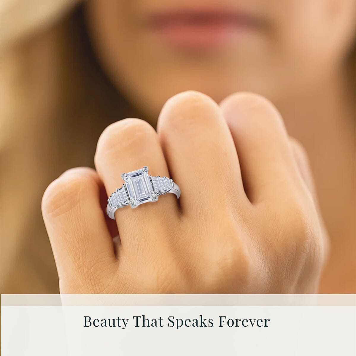 IGI Certified Luxuriant Lab Grown Diamond E-F VS 2.50 ctw Art Deco Ring in 950 Platinum (Size 5.0) 4.25 Grams image number 1