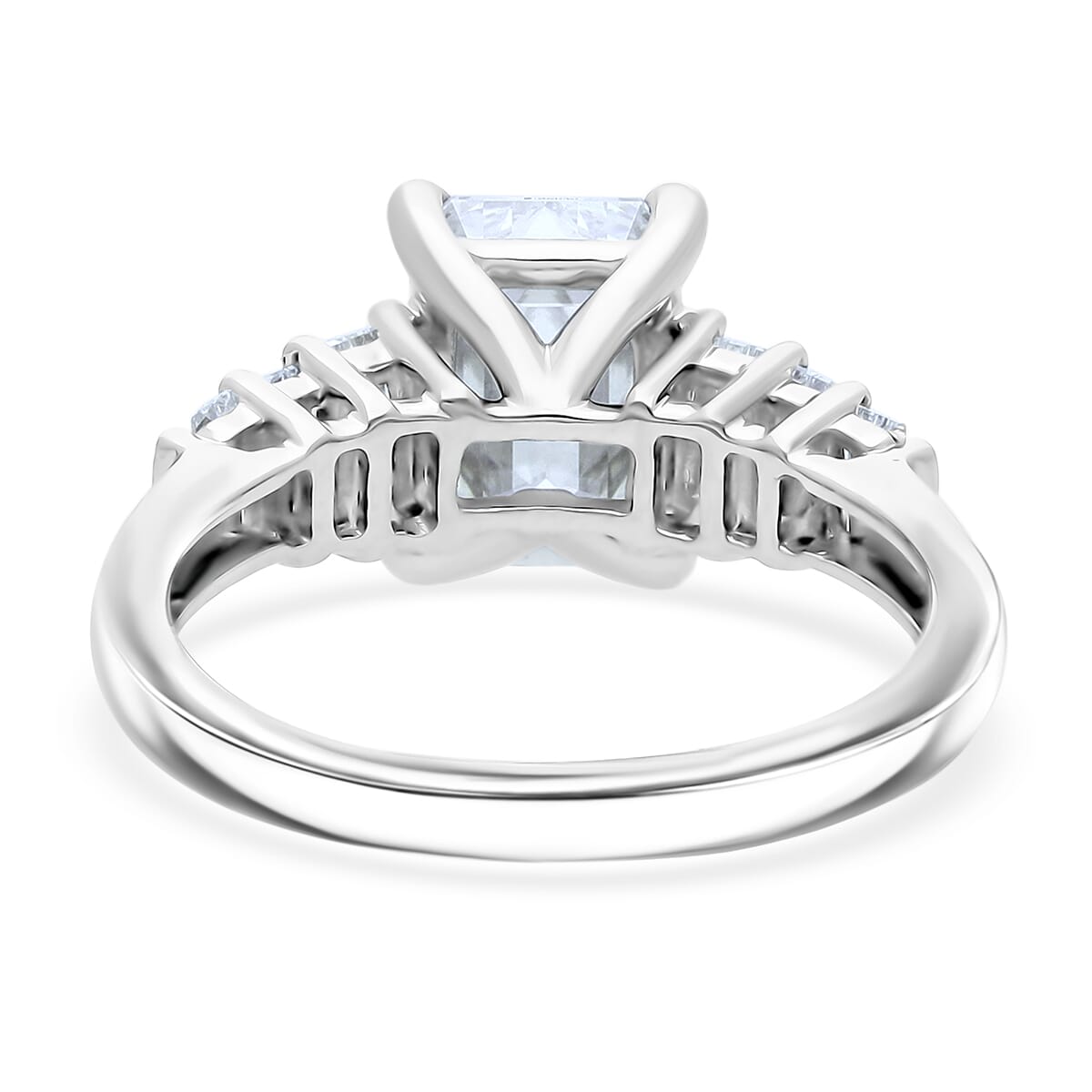 IGI Certified Luxuriant Lab Grown Diamond E-F VS 2.50 ctw Art Deco Ring in 950 Platinum (Size 7.0) 4.25 Grams image number 3