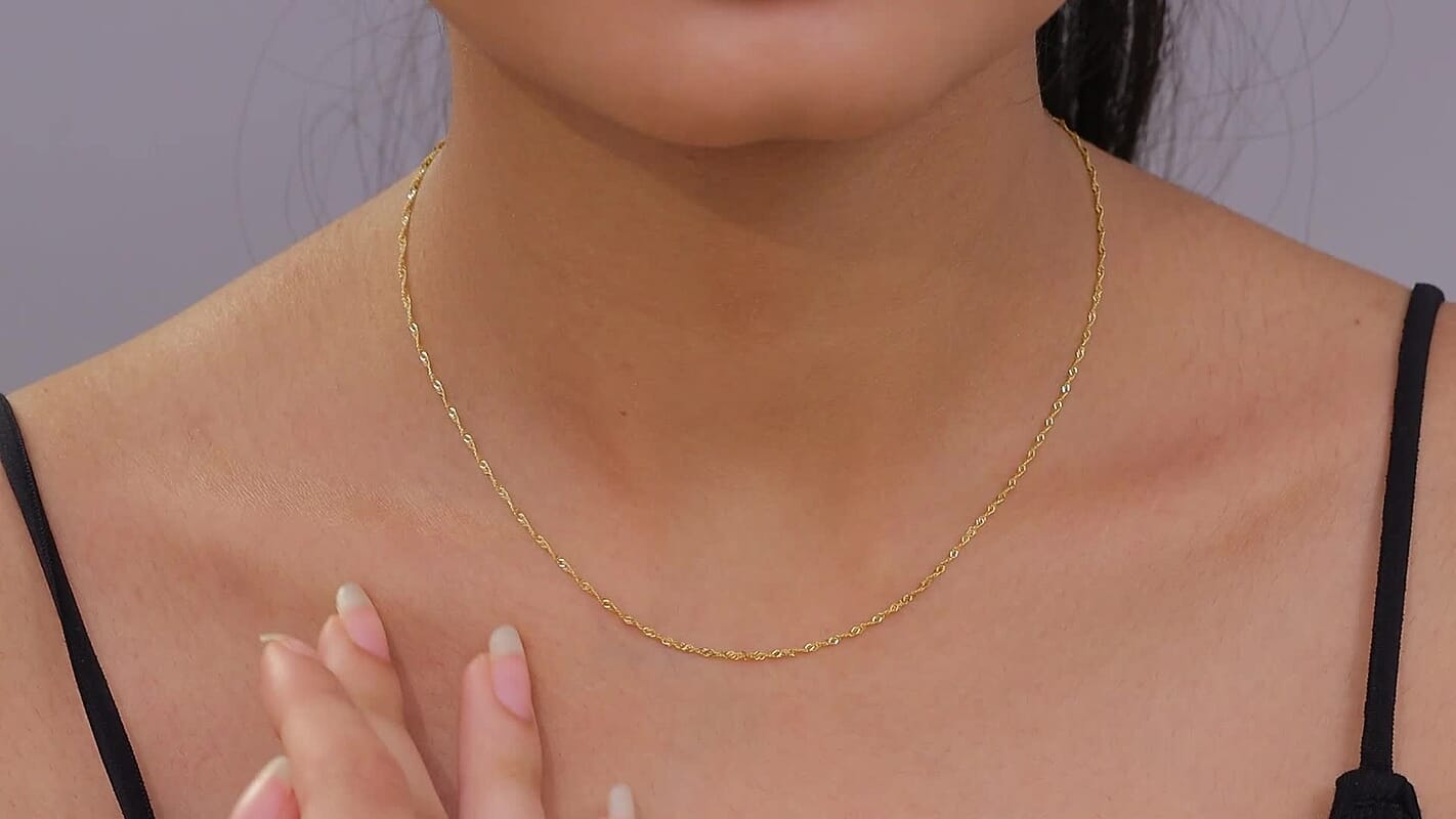 Luxoro Classic Curb Forever Chain Bracelet in 10K Yellow Gold (7.25 In) 4.10 Grams