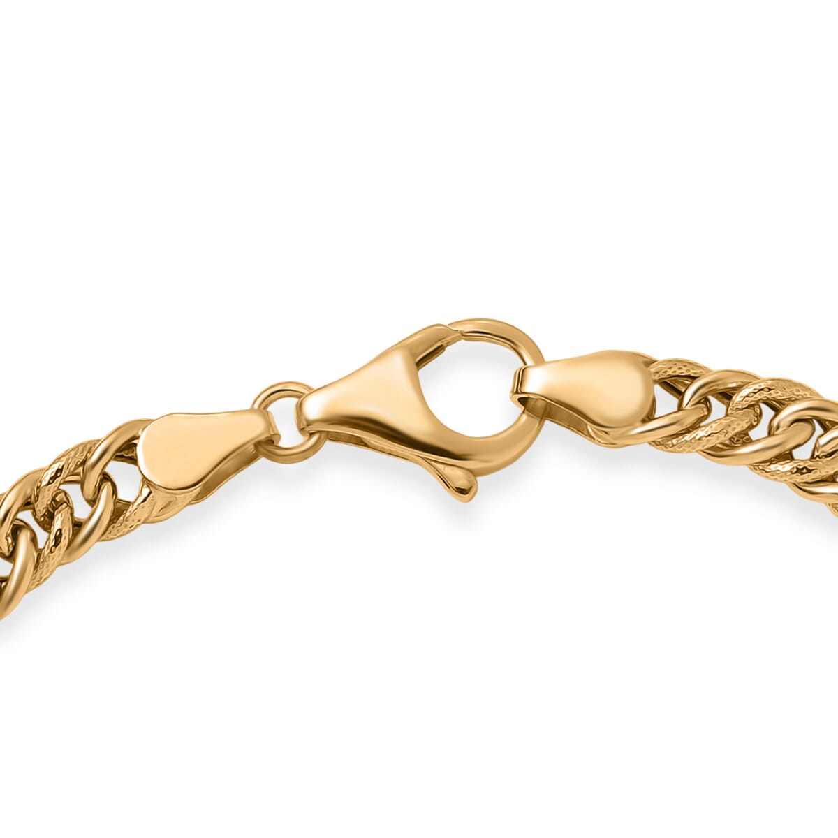 Luxoro 10K Yellow Gold Chain Bracelet (7.25 In) 4.10 Grams image number 3