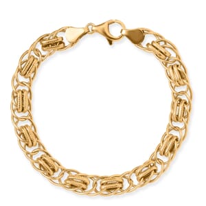 Luxoro 10K Yellow Gold Chain Bracelet (7.25 In) 4.87 Grams