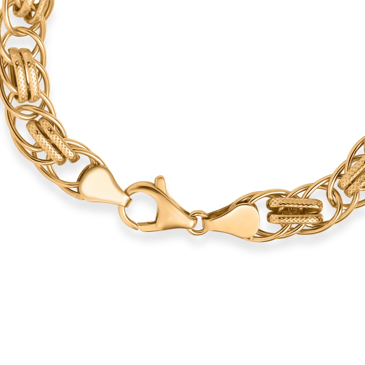 Luxoro 10K Yellow Gold Chain Bracelet (7.25 In) 4.87 Grams image number 3