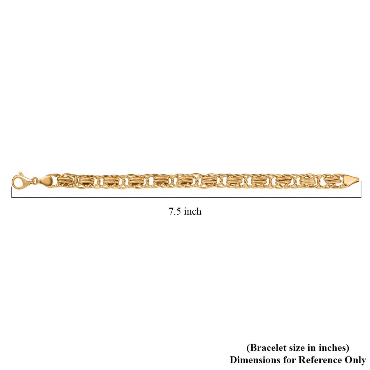 Luxoro 10K Yellow Gold Chain Bracelet (7.25 In) 4.87 Grams image number 4