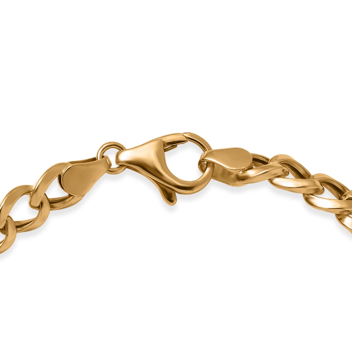 Luxoro 10K Yellow Gold Chain Bracelet (7.25 In) 3.76 Grams image number 3