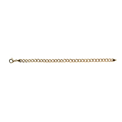 Luxoro Interlink Chain Bracelet in 10K Yellow Gold (7.25 In) 3.76 Grams