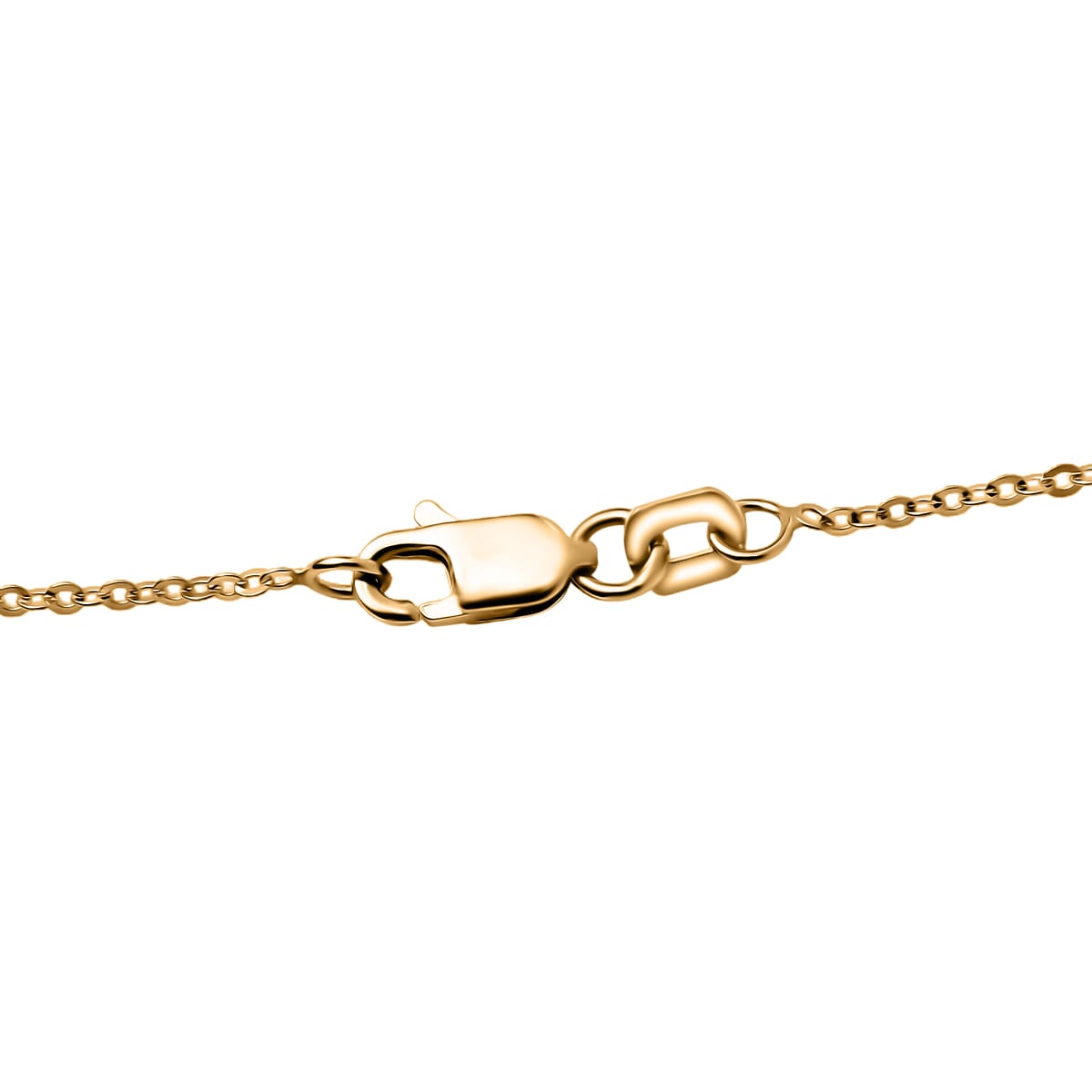 10K Yellow Gold Chain Necklace 18 Inches 1.26 Grams image number 6