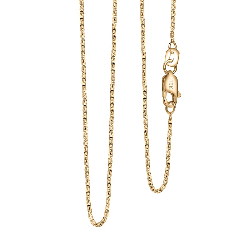Cable Link Chain Necklace in 10K Yellow Gold 1.82 Grams 18 Inches