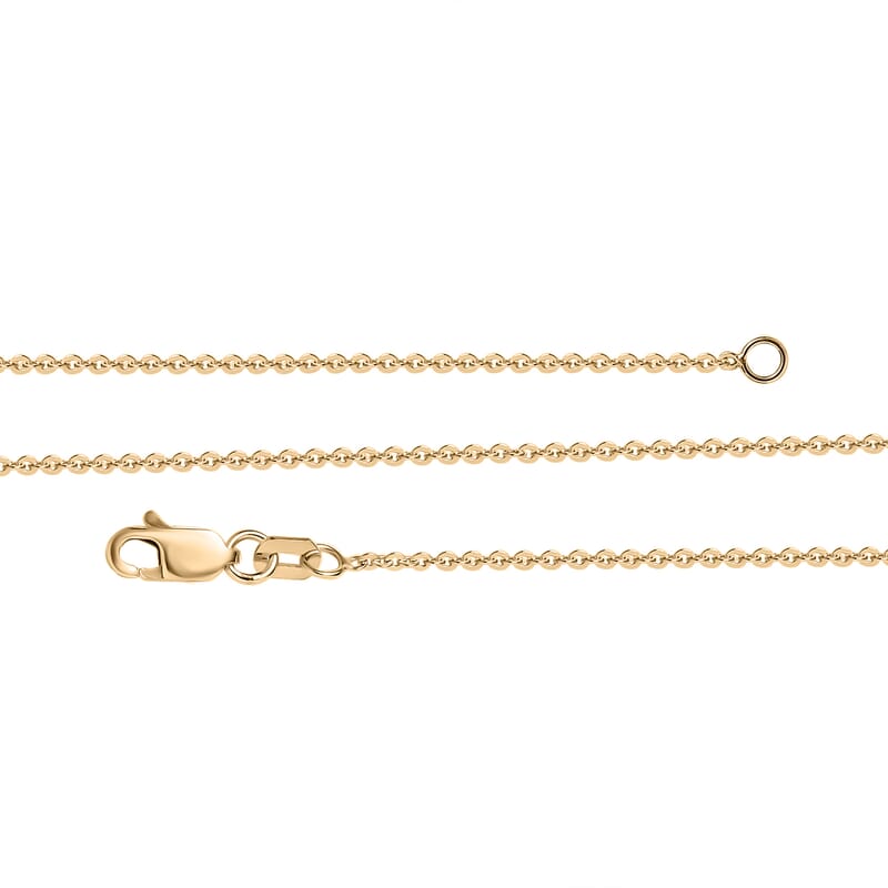 Cable Link Chain Necklace in 10K Yellow Gold 1.82 Grams 18 Inches