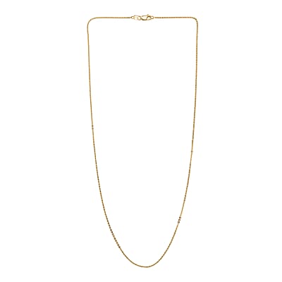 Cable Link Chain Necklace in 10K Yellow Gold 1.82 Grams 18 Inches