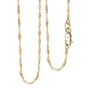 10K Yellow Gold Chain Necklace 18 Inches 1.21 Grams