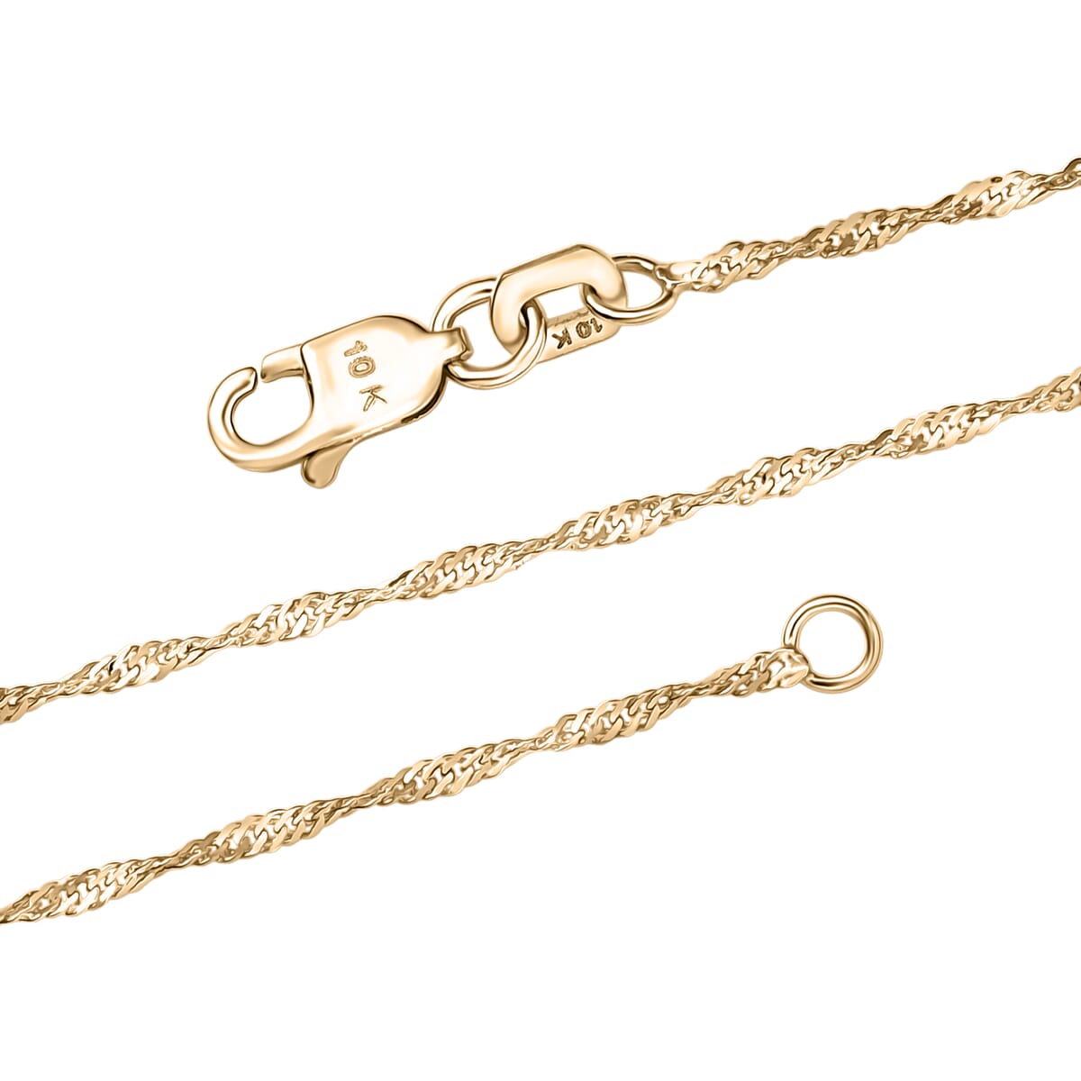 10K Yellow Gold Chain Necklace 18 Inches 1.21 Grams image number 5