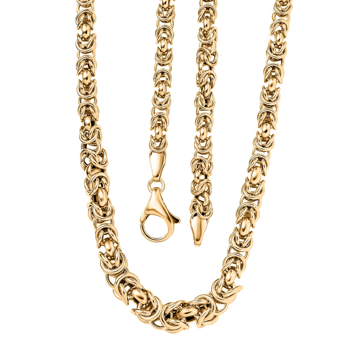 Luxoro 10K Yellow Gold Graduation Byzantine Legacy Chain Necklace 20 Inches 11.66 Grams image number 4