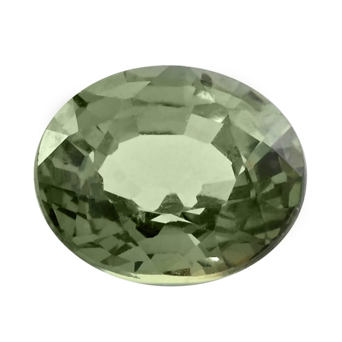 AAAA Green Sapphire BT (Ovl 6x5 mm) 1.00 ctw image number 0