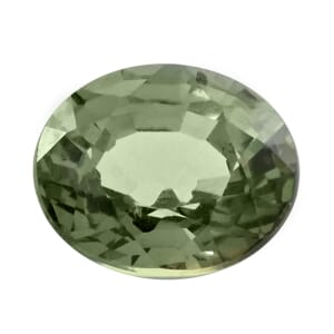 AAAA Green Sapphire BT (Ovl 6x5 mm) 1.00 ctw