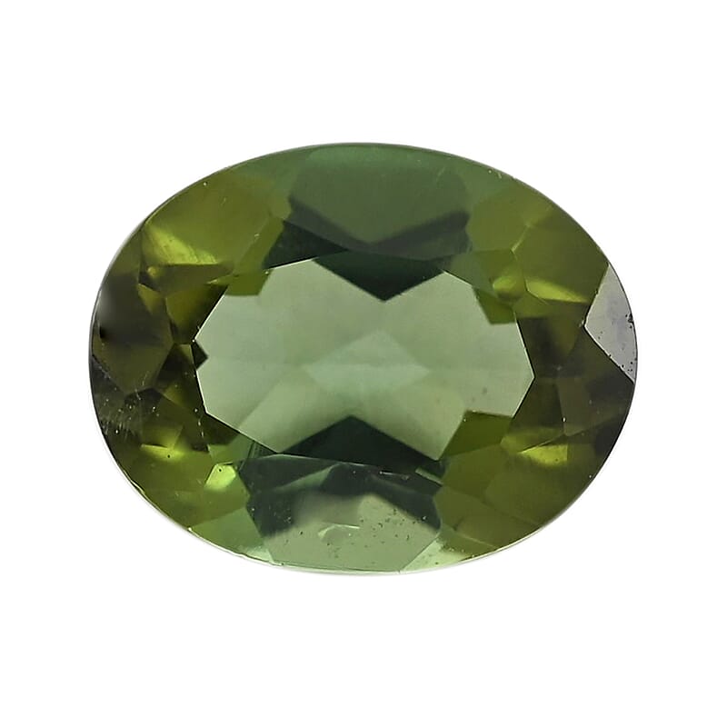 AAAA Green Tourmaline (Ovl 6x5 mm) 1.00 ctw